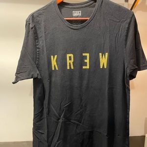 KREW gold logo tee